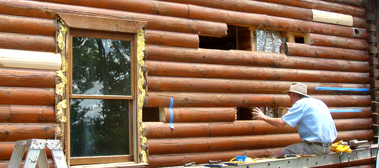 Log Home Repair Alvada, Ohio